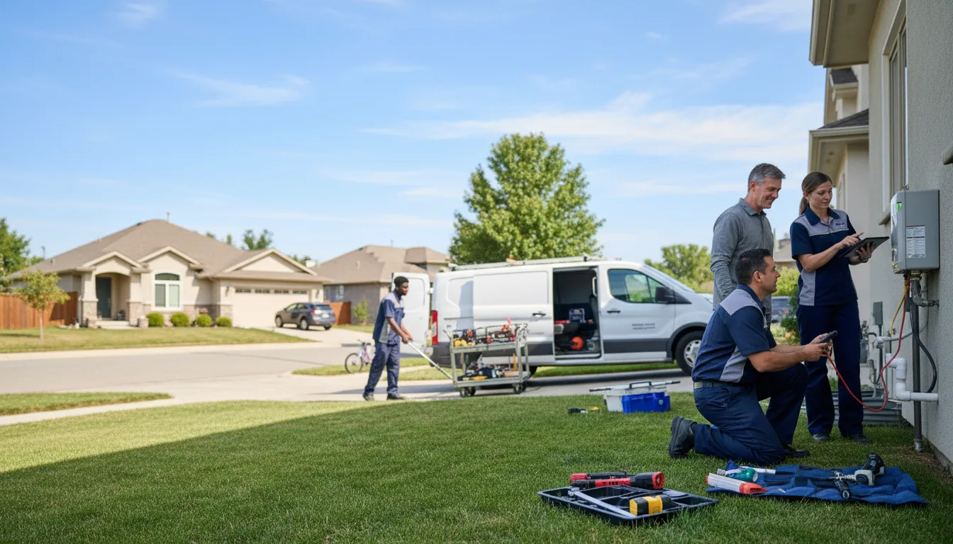 Tankless water heater service in De Leon, TX